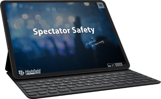 Highfield Online Training Spectator Safety Course