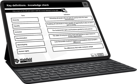 Highfield Online Training Equality and Diversity Course