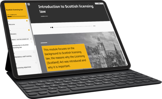 Highfield Online Training Scottish Training for Alcohol Retailers and Servers Course