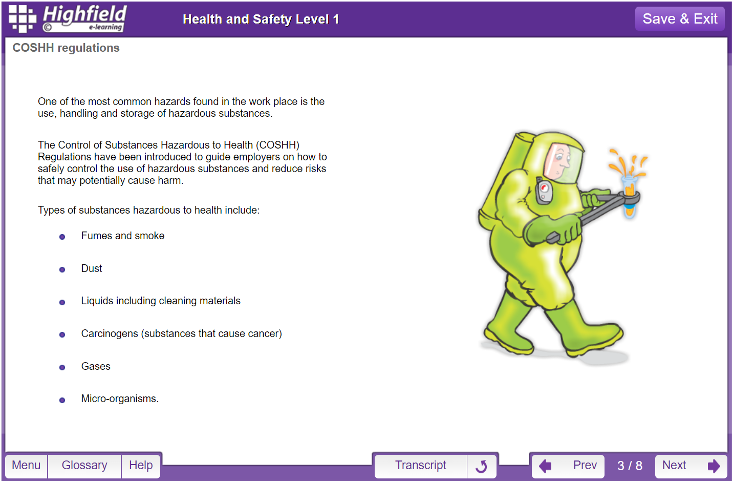 Health and Safety Level 1 - Highfield Online Training