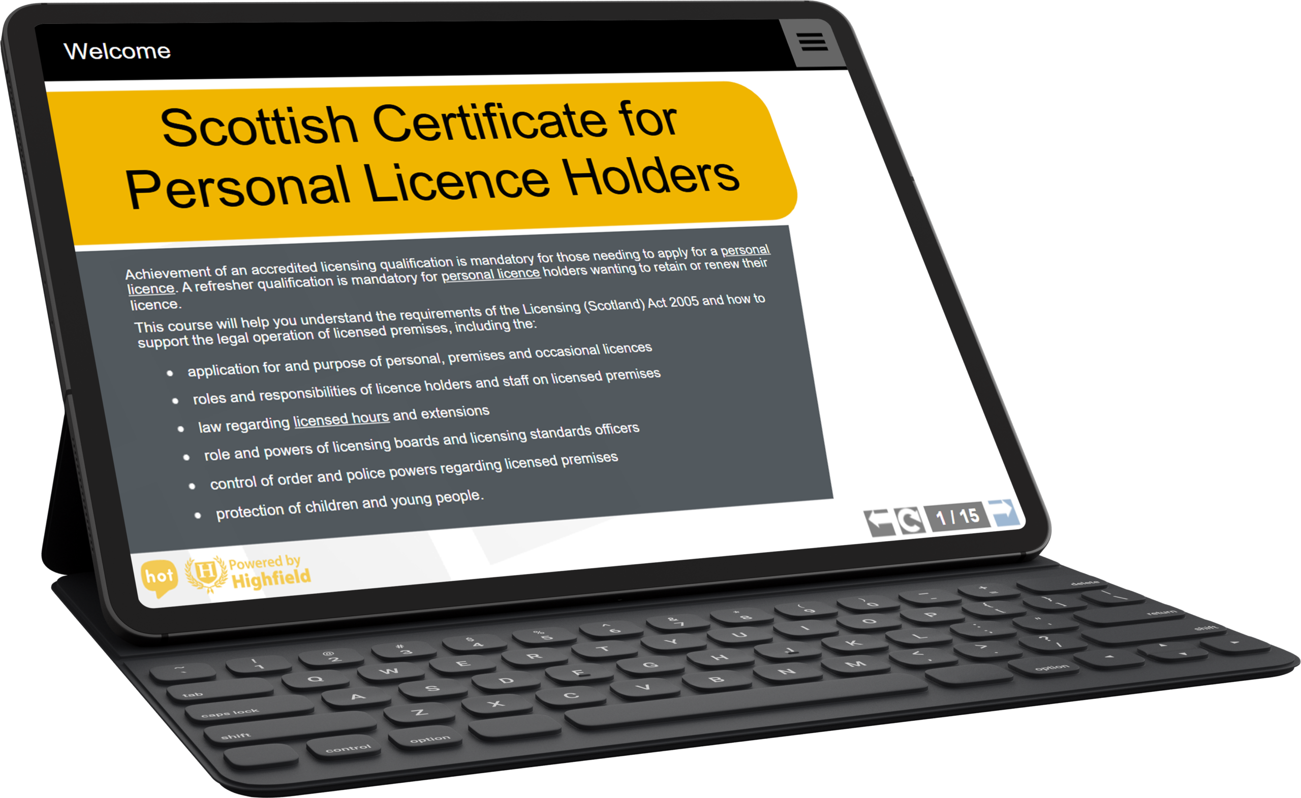 accredited personal licence qualification providers
