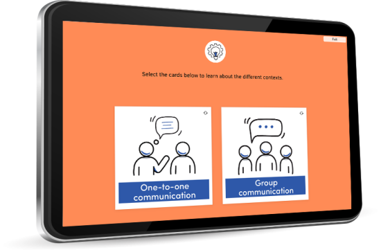 Highfield Online Training - Communication short course - tablet view